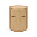 Miila 2-Drawer Nightstand - White Oak