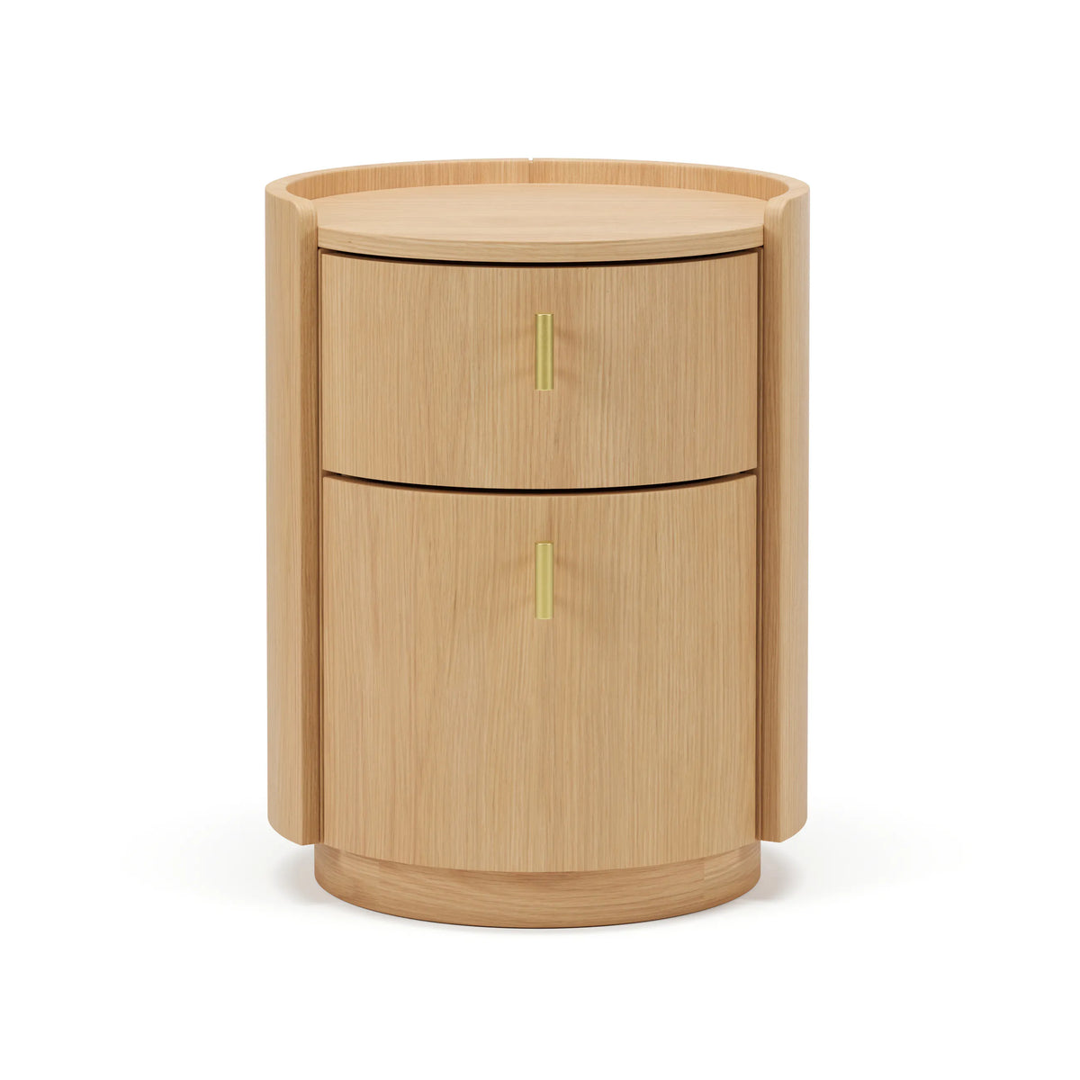 Miila 2-Drawer Nightstand - White Oak