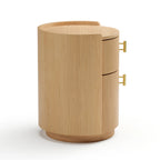 Miila 2-Drawer Nightstand - White Oak