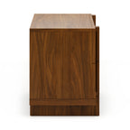 Ayra 2-Drawer Nightstand - Walnut