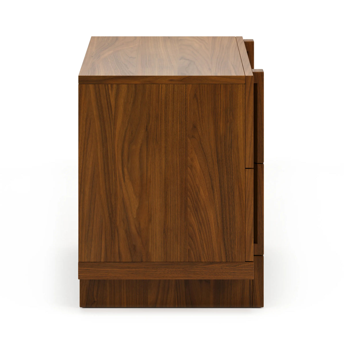 Ayra 2-Drawer Nightstand - Walnut
