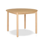 Article Heidi 42" Round Dining Table - White Oak