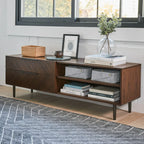Nera 63" Low Media Unit - Walnut