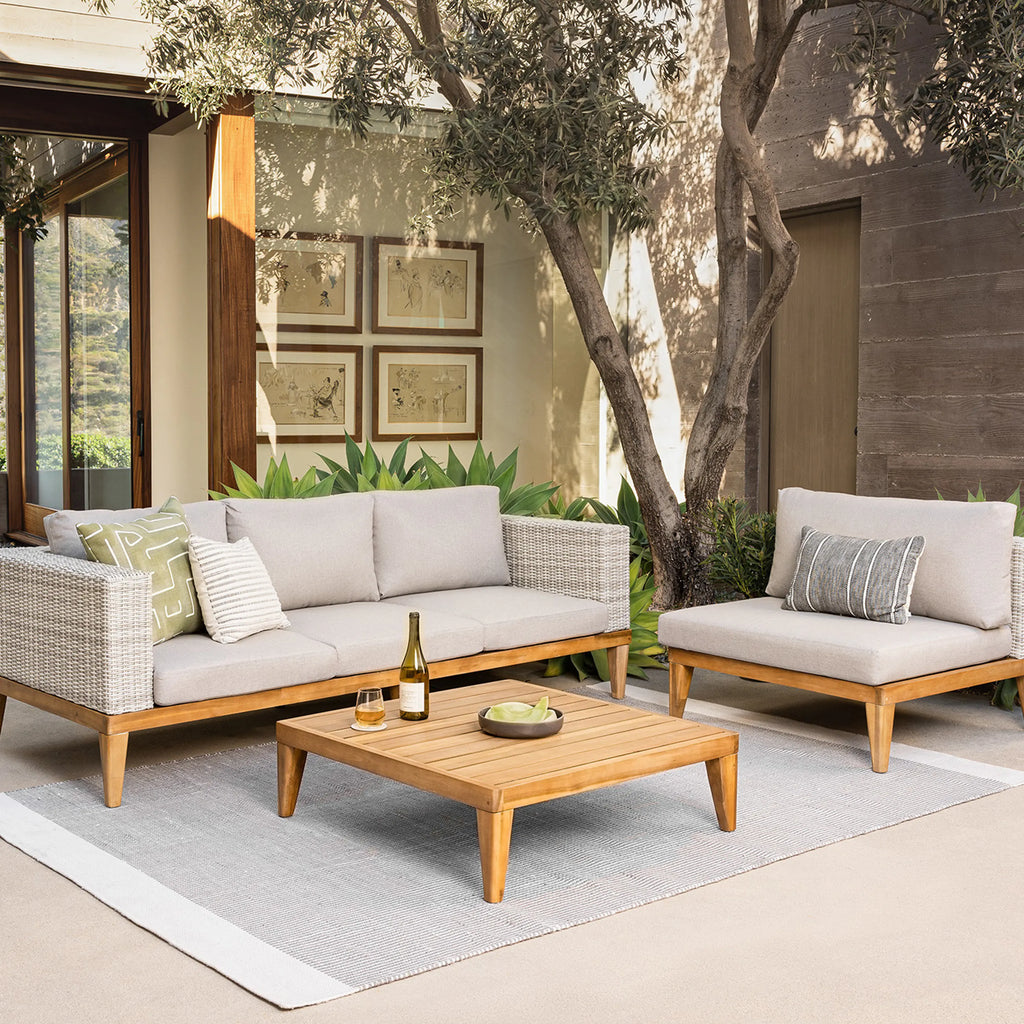 Article Urba 35.5" Outdoor Coffee Table - Acacia