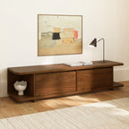 Article Judith 63" Low Media Unit - Walnut