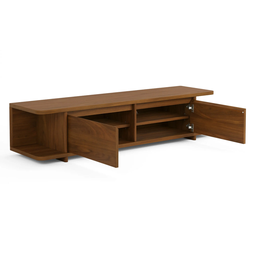 Article Judith 63" Low Media Unit - Walnut