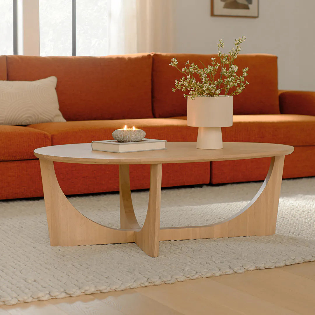 Article Tovi 42.5" Coffee Table - White Oak