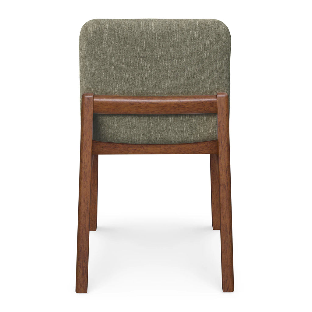 Mikkel Dining Chair - Walnut And Algonquin Green (Set of 4)