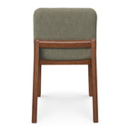 Mikkel Dining Chair - Walnut And Algonquin Green (Set of 4)