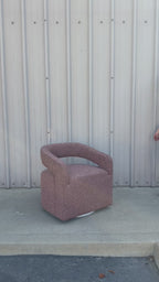 Jenny Bouclé Swivel Chair