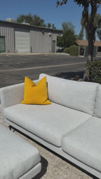 Tux 83" Down Feather Filled Sofa + Ottoman