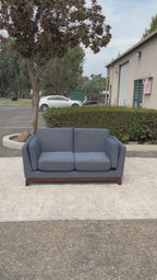 Article Ceni 61" Loveseat - Denim Blue