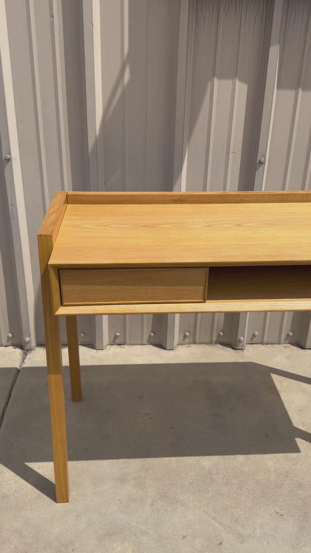 Article Fantol 43.25" Desk - Natural Oak