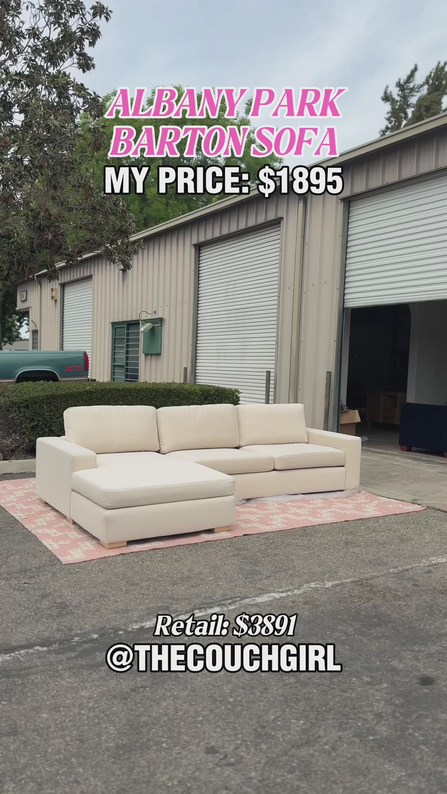 Albany Park Barton Chaise Sectional