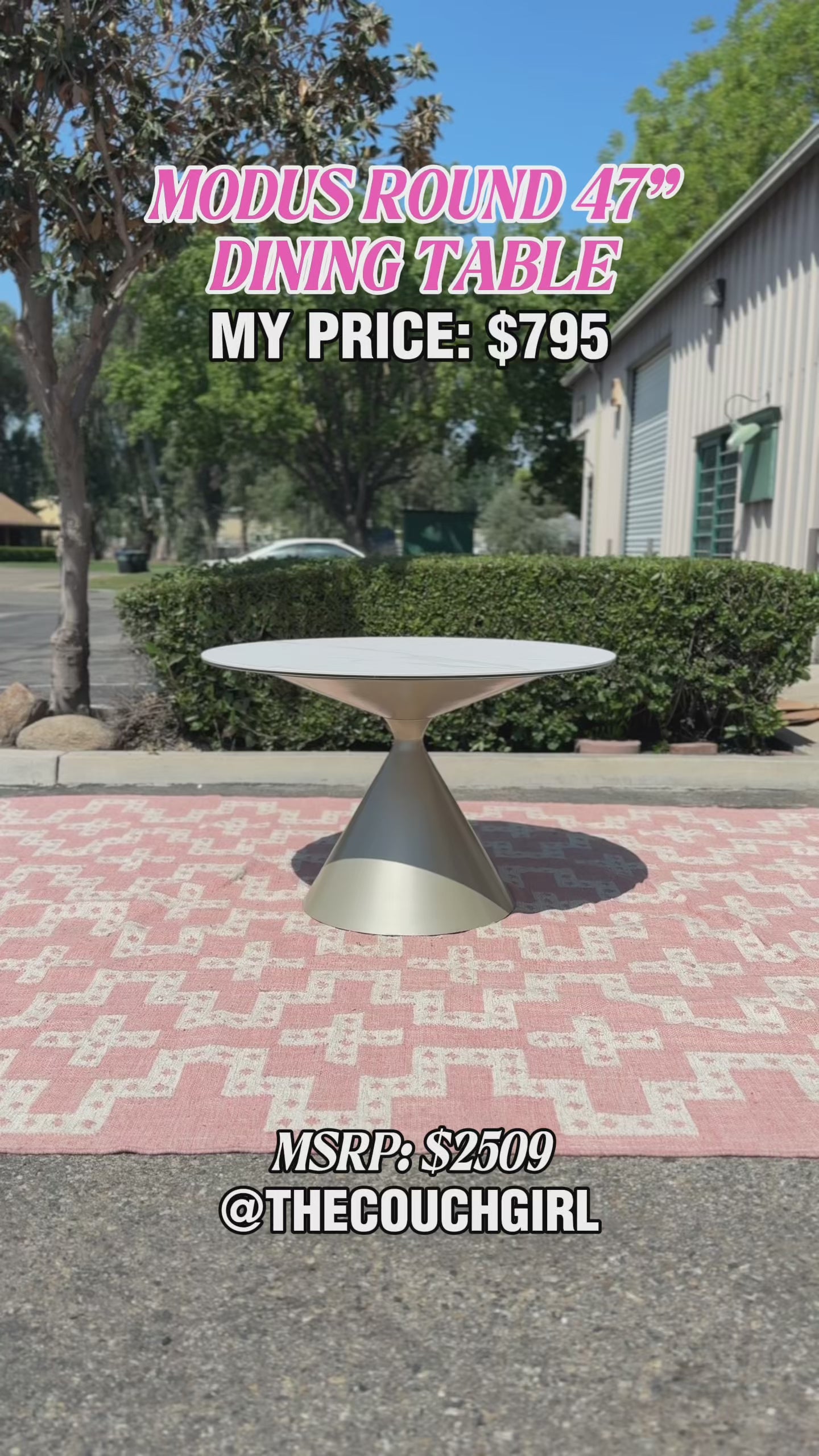 Modus Furniture Winston Round 47" Dining Table