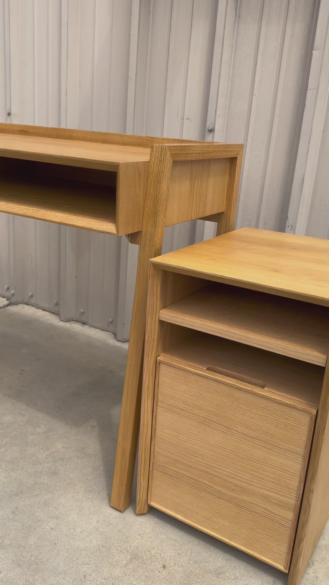 Article Fantol 14.5" File Cabinet - Natural Oak