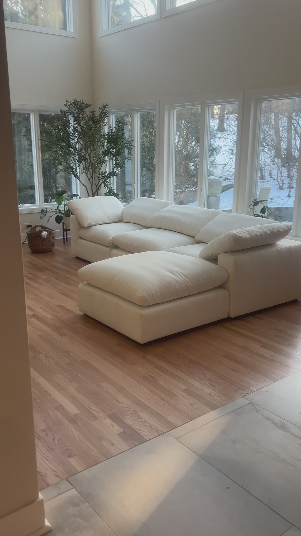 4PC Classic Cloud - Snow Bouclé