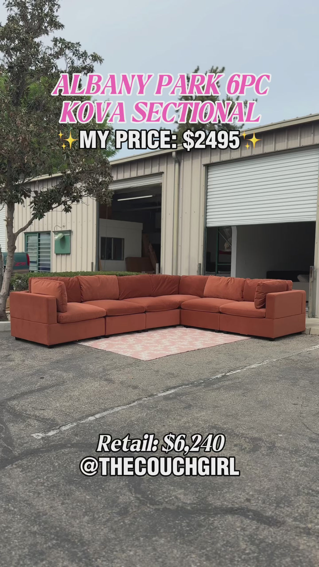 Albany Park Kova 6PC Sectional