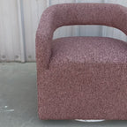 Jenny Bouclé Swivel Chair