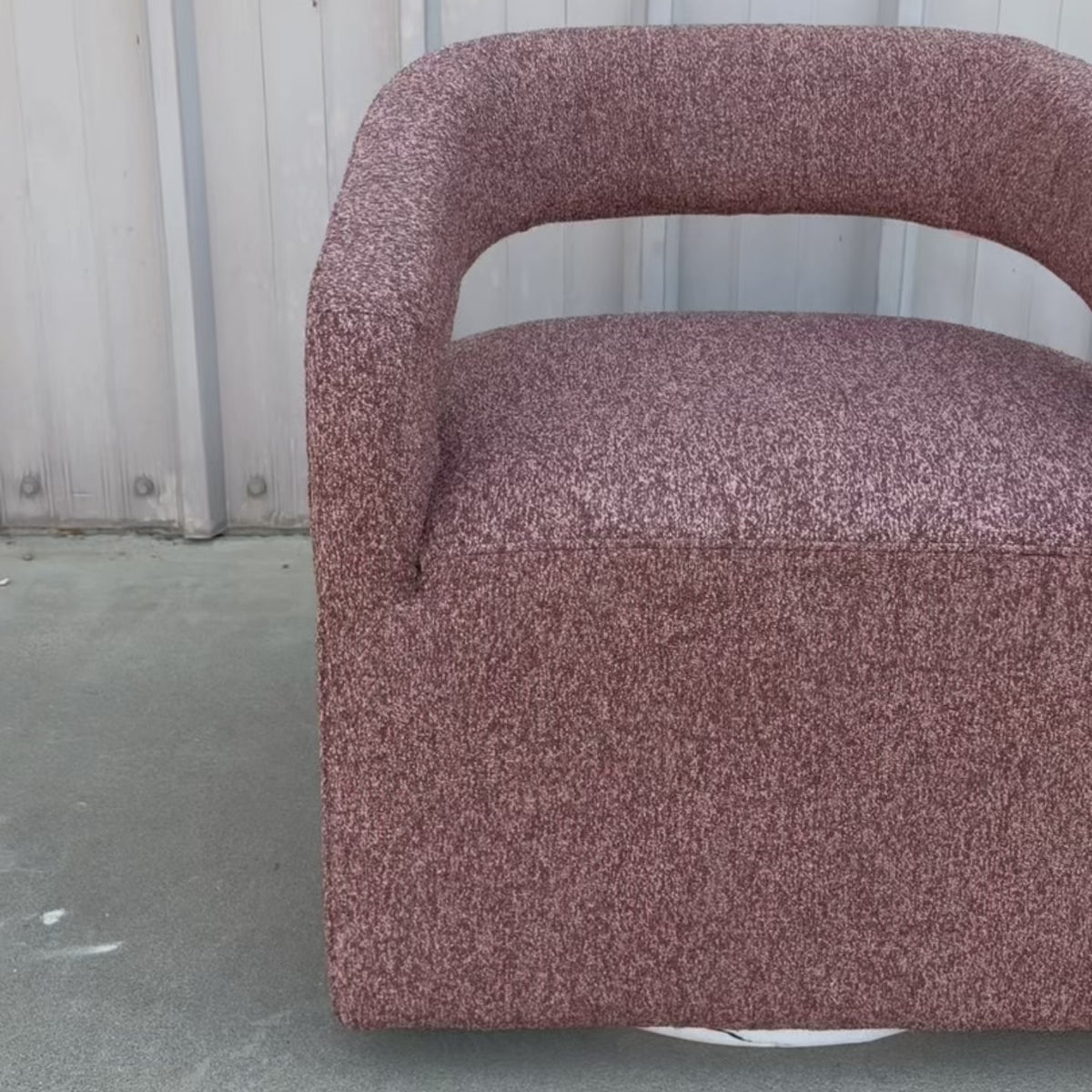 Jenny Bouclé Swivel Chair
