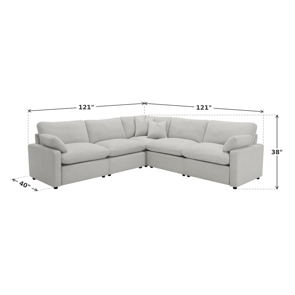 Charlie Upholstered Power Recliner Sectional