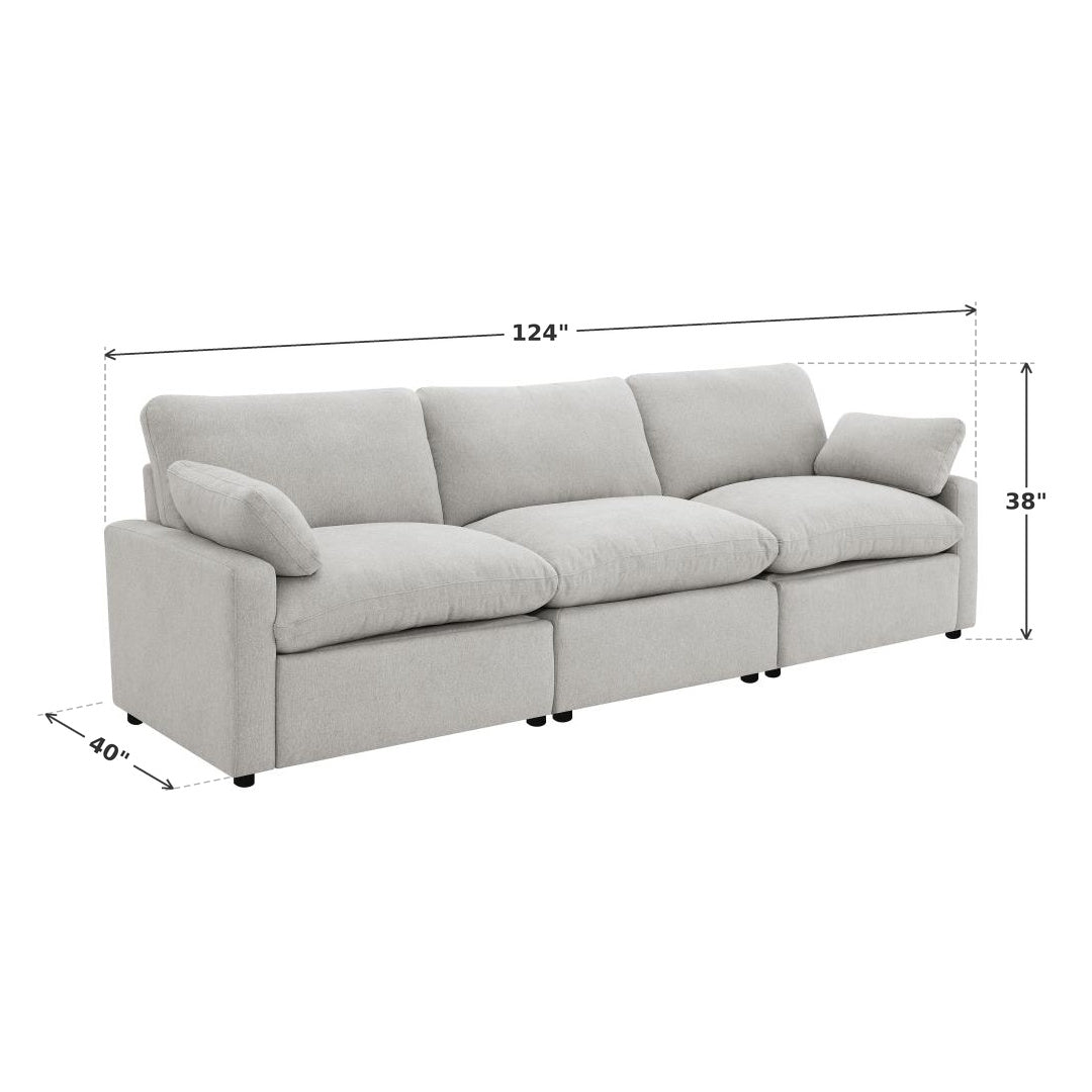 Charlie Upholstered Power Recliner Sectional